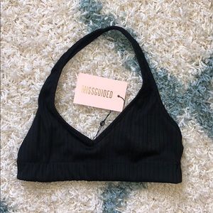 Black Rob Halterneck Bralette